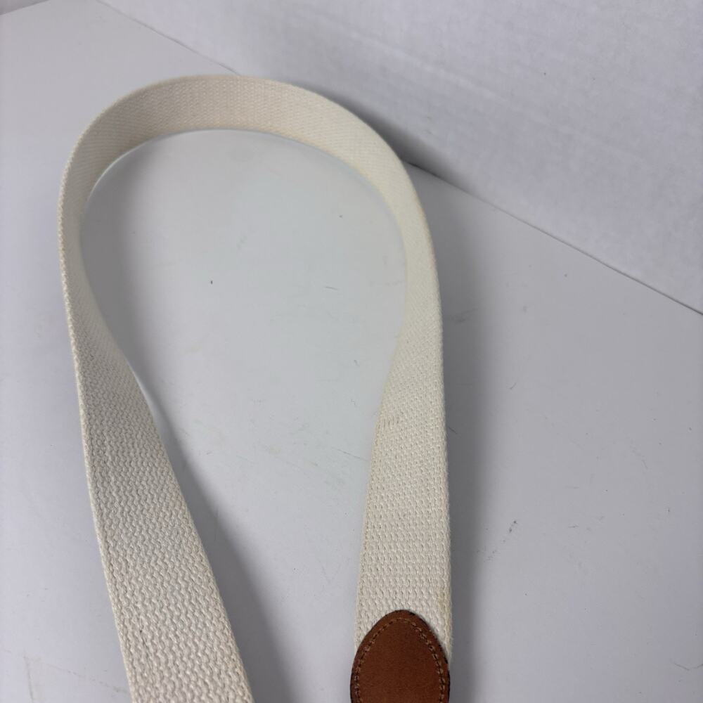 Leather Man Ltd Maritime Signal Flag Belt Size 38 Top Grain Leather Brass - Picture 7 of 8